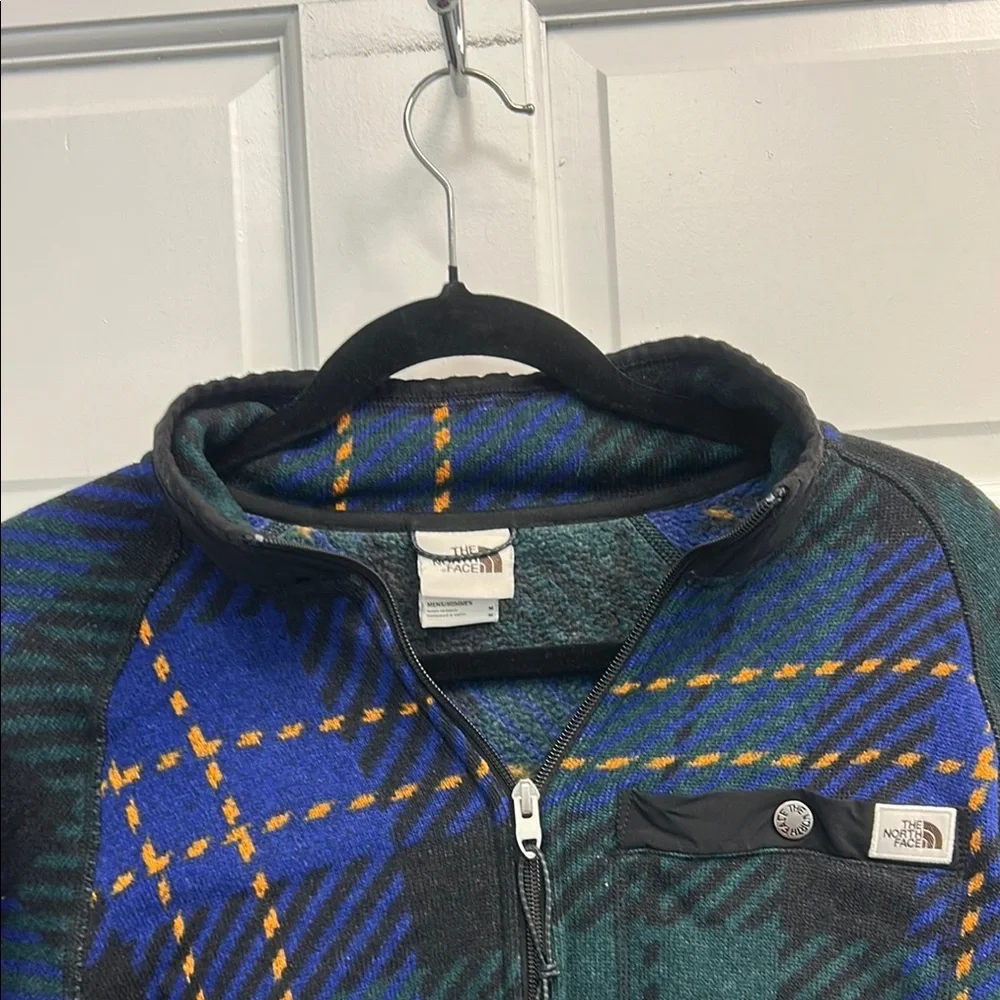 The North Face Men’s Gordon Lyons Plaid 1/4 Zip Jacket Size M